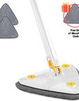 Triton™ 360° Rotation Self-Squeeze Triangular Mop