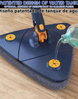Triton™ 360° Rotation Self-Squeeze Triangular Mop