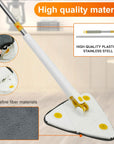 Triton™ 360° Rotation Self-Squeeze Triangular Mop
